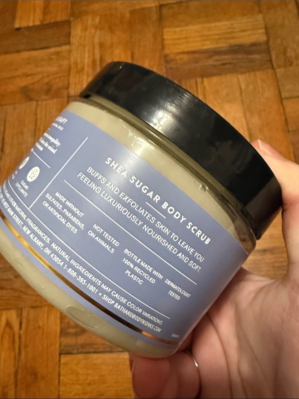 Bath & Body Works Lavender + Vanilla Shea Sugar Body Scrub brand new Sealed - Picture 5 of 8